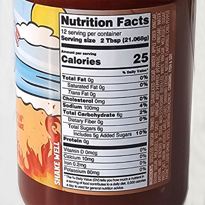 Sauce Beachin' Label