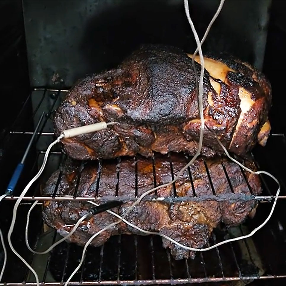 Smoking Pork Butts