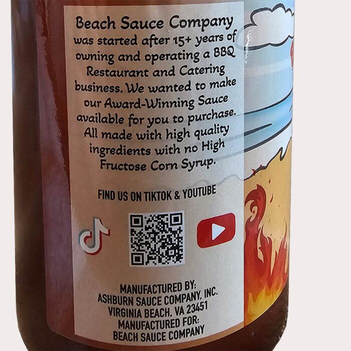 Bun Burner Sauce Label